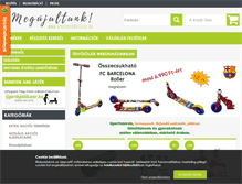 Tablet Screenshot of gyereksportszer.hu